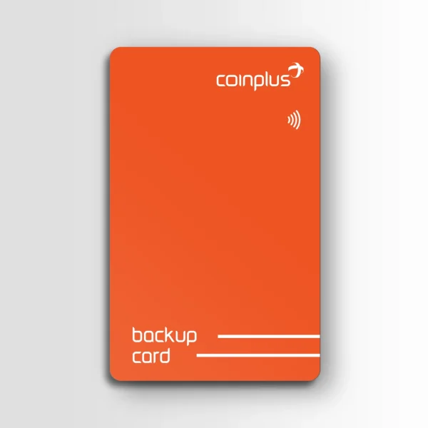 Coinplus backup card front